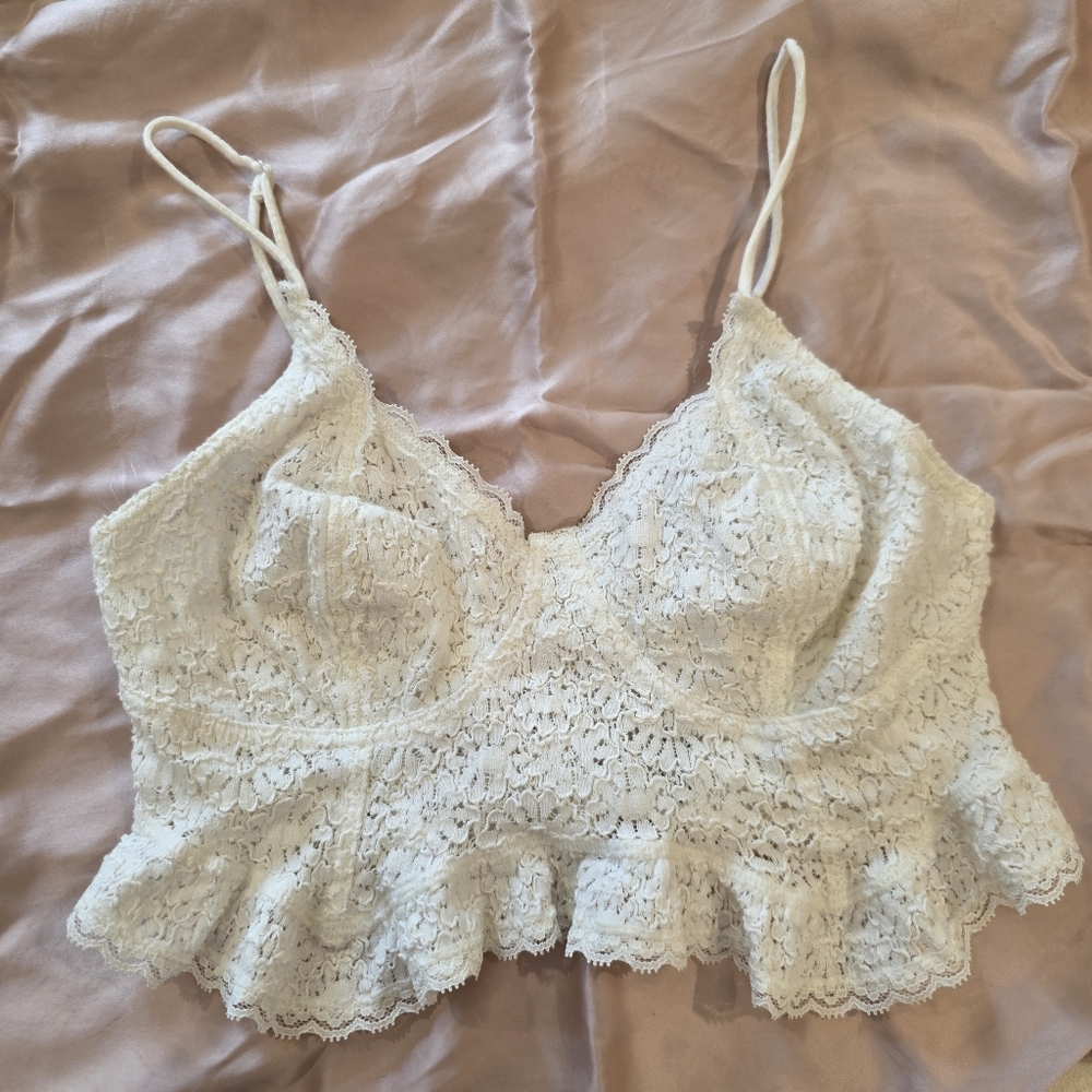 Free People Lace Bralette Small